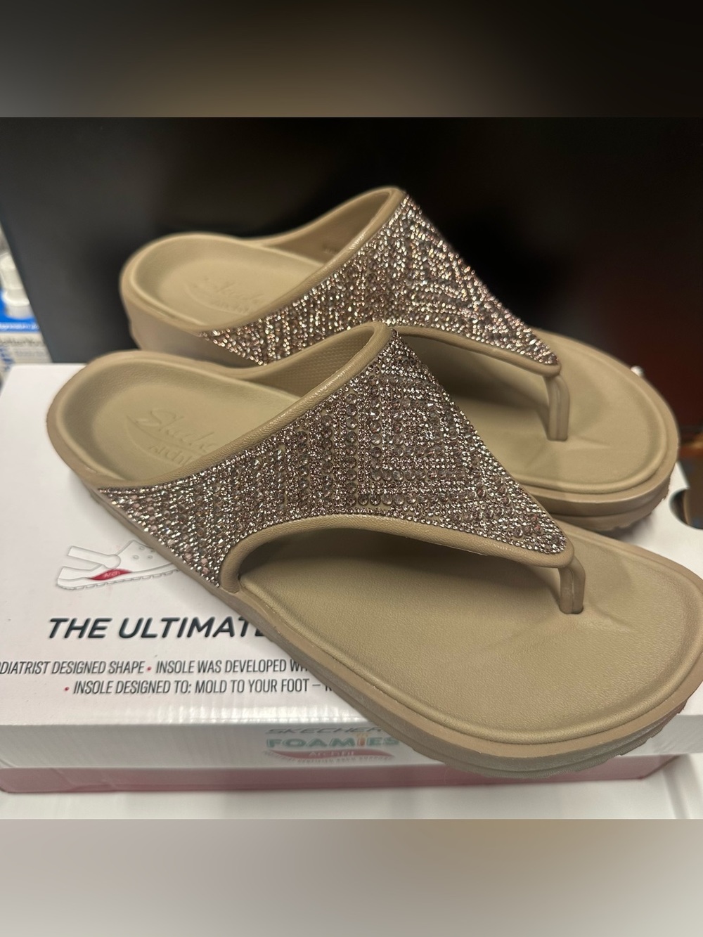 Skechers Foamies Sandals Size 10 - Picture 2 of 7